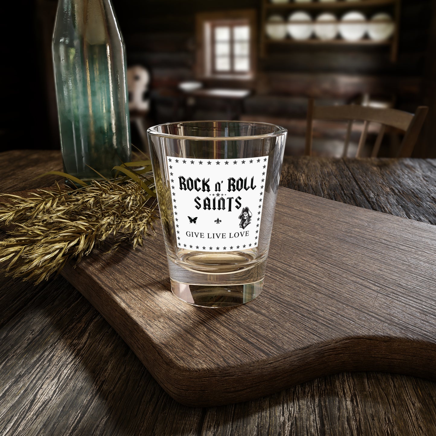 GIVE LIVE LOVE Shot Glass