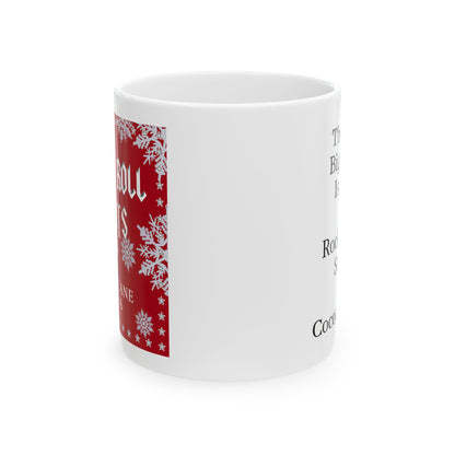 CANDY CANE COCOA White Mug