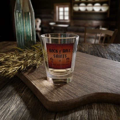 HAIL YE HEROES Shot Glass