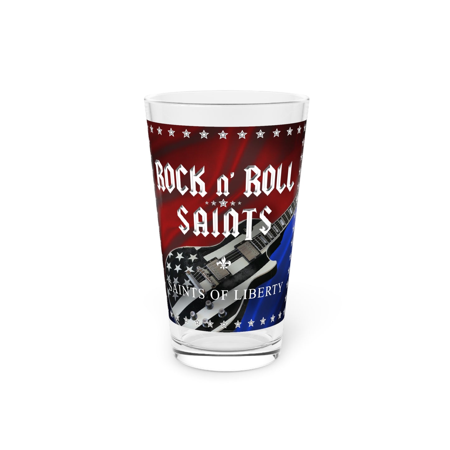 Saints of Liberty Pint Glass, 16oz