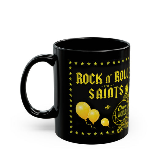 Rock n' Roll Saints Clown World Black Mug