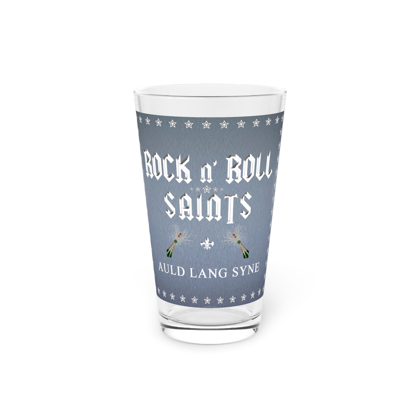 Auld Lang Syne Pint Glass, 16oz