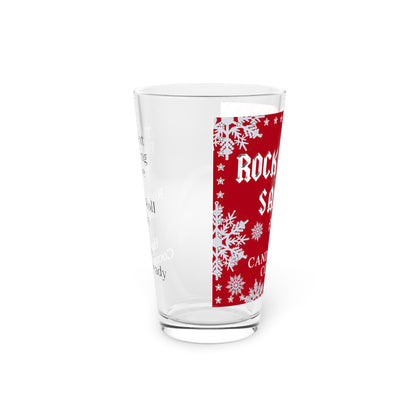 Candy Cane Cocoa Pint Glass, 16oz