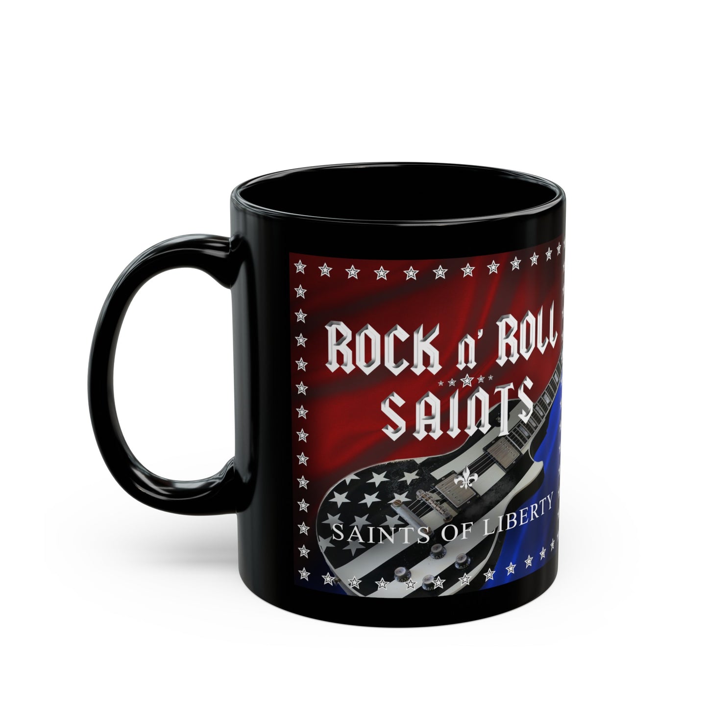 Saints of Liberty Black Mug