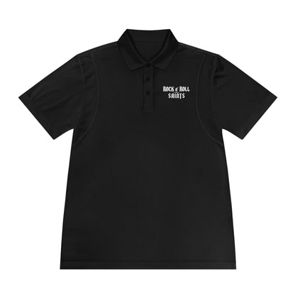 Rock n' Roll Saints Black Polo