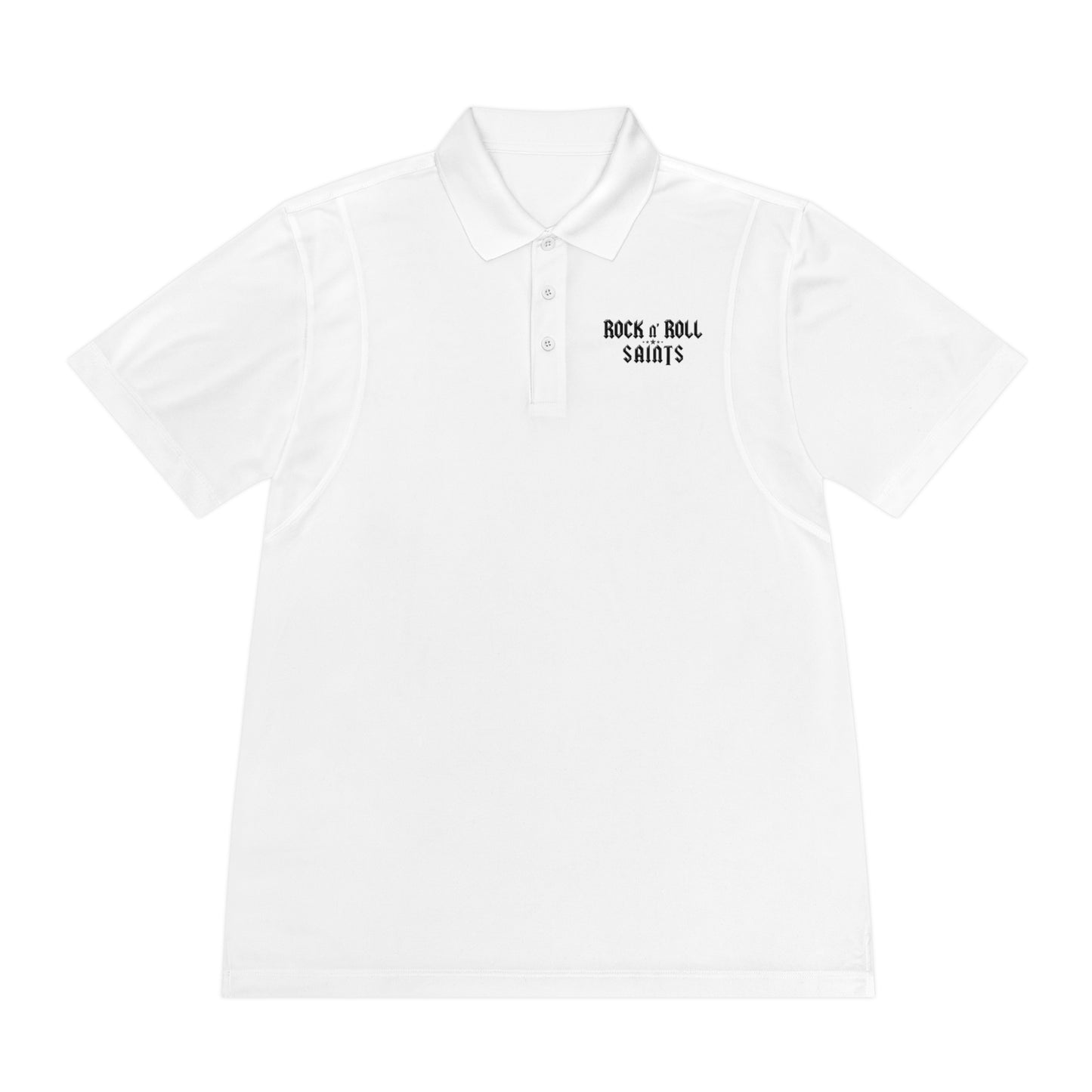 Rock n' Roll Saints White Polo