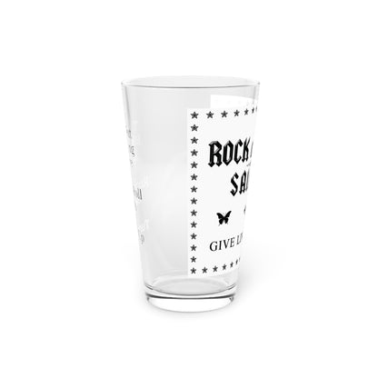 GIVE LIVE LOVE Pint Glass, 16oz