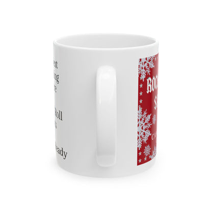 CANDY CANE COCOA White Mug