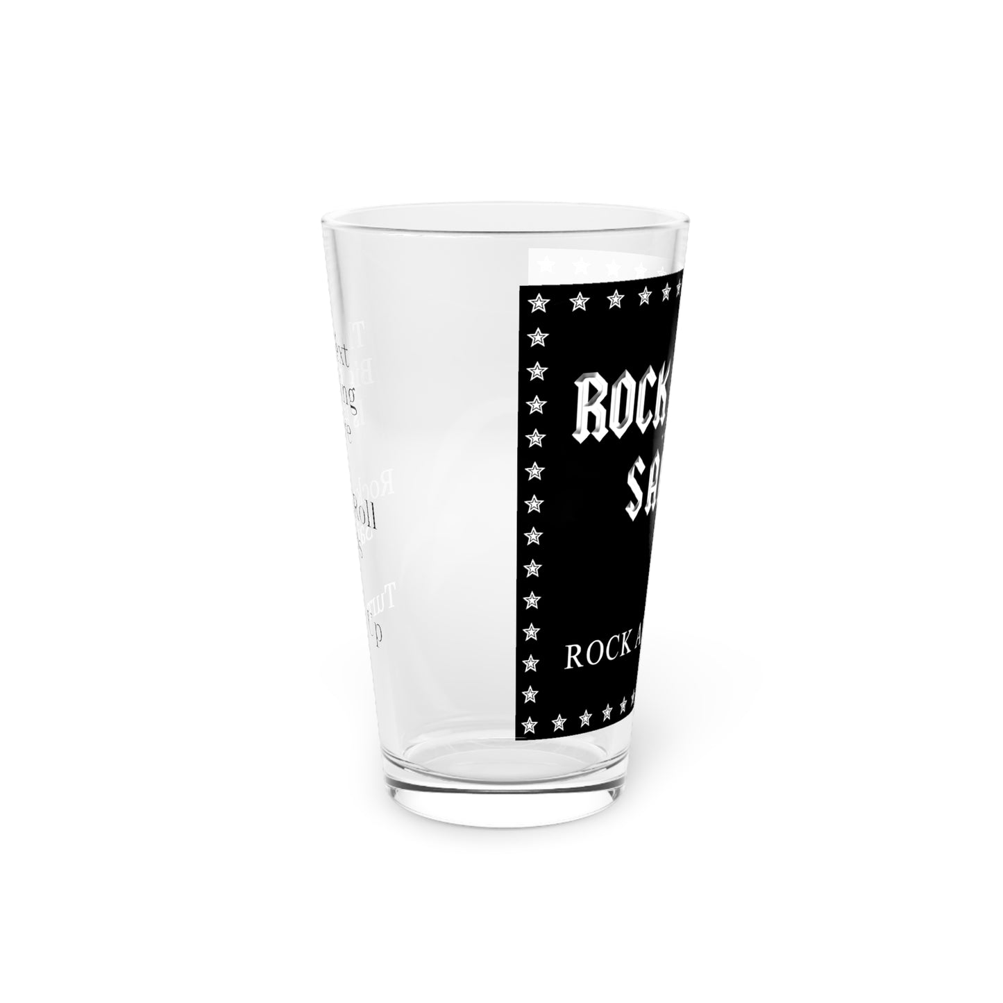 Rock Ain't Dead Pint Glass, 16oz