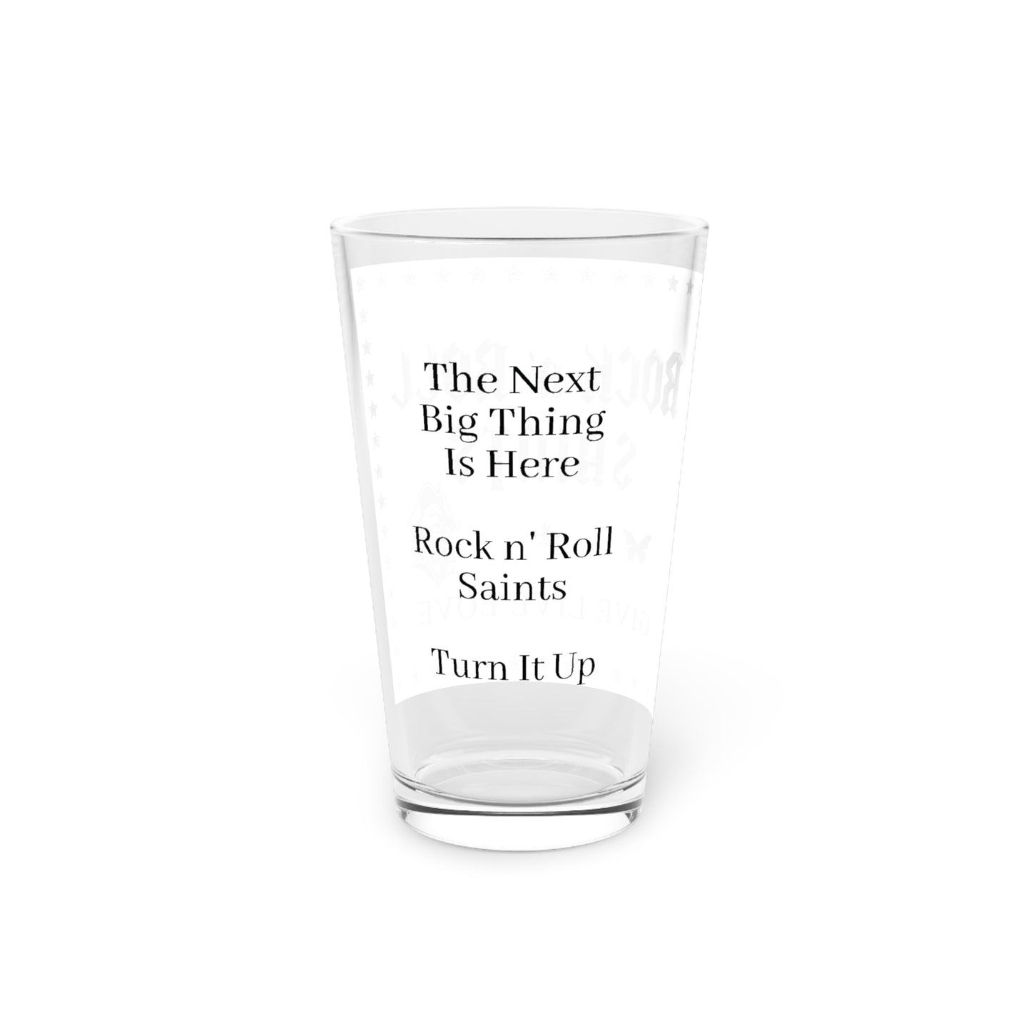 GIVE LIVE LOVE Pint Glass, 16oz