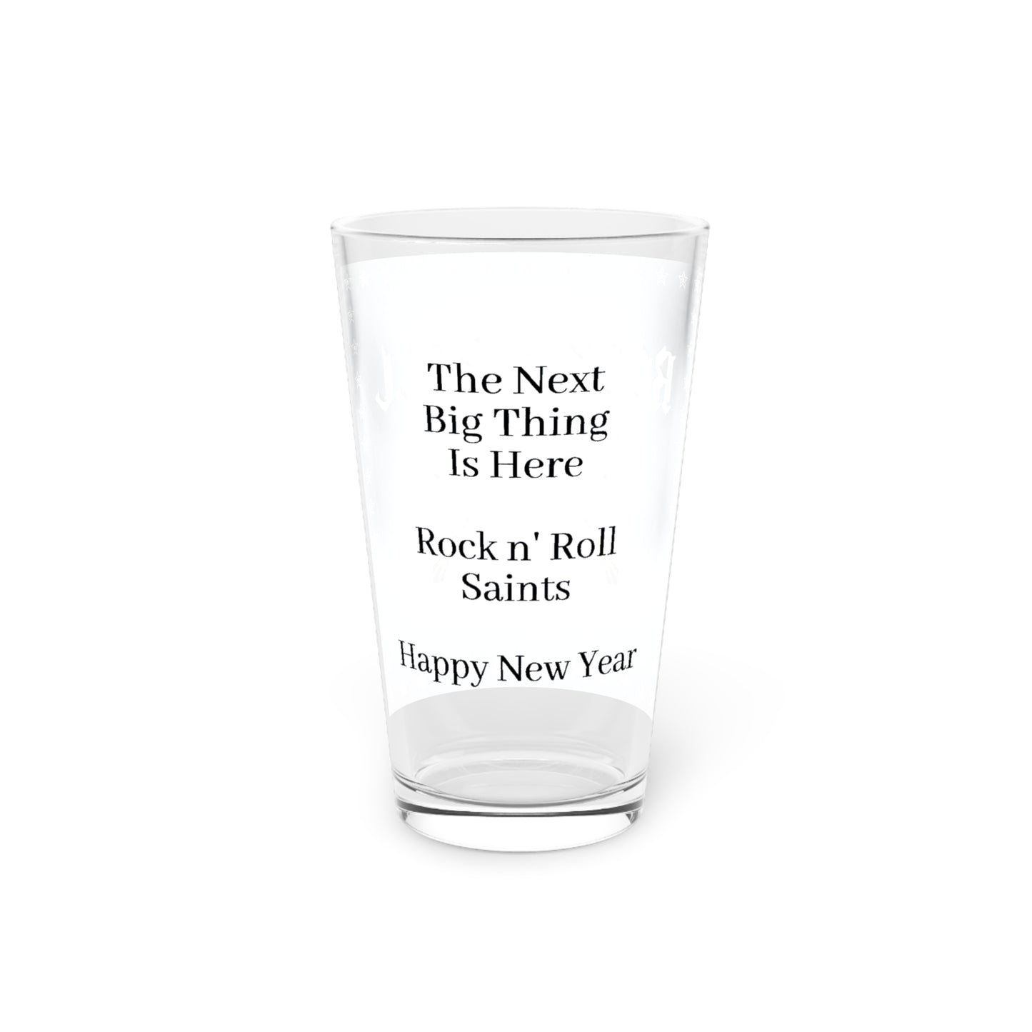 Auld Lang Syne Pint Glass, 16oz