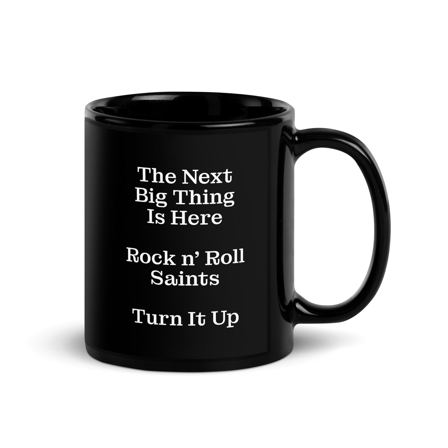 Rock n' Roll Saints ROCK AIN'T DEAD Black Mug