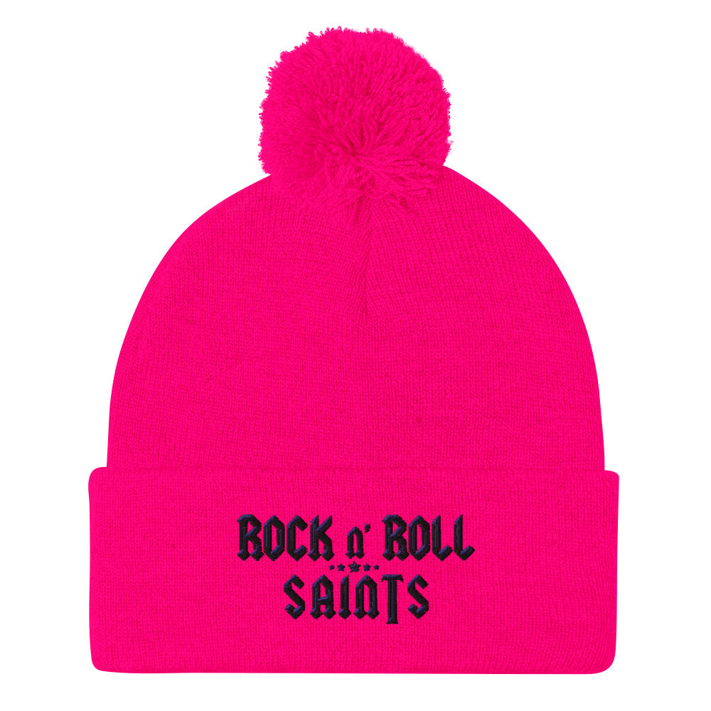 Pink Pom-Pom Beanie